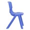 Flash Furniture Blue Plastic Stackable School Chair with 15.5" Seat Height, PK2 2-YU-YCX-005-BLUE-GG - alternate 8